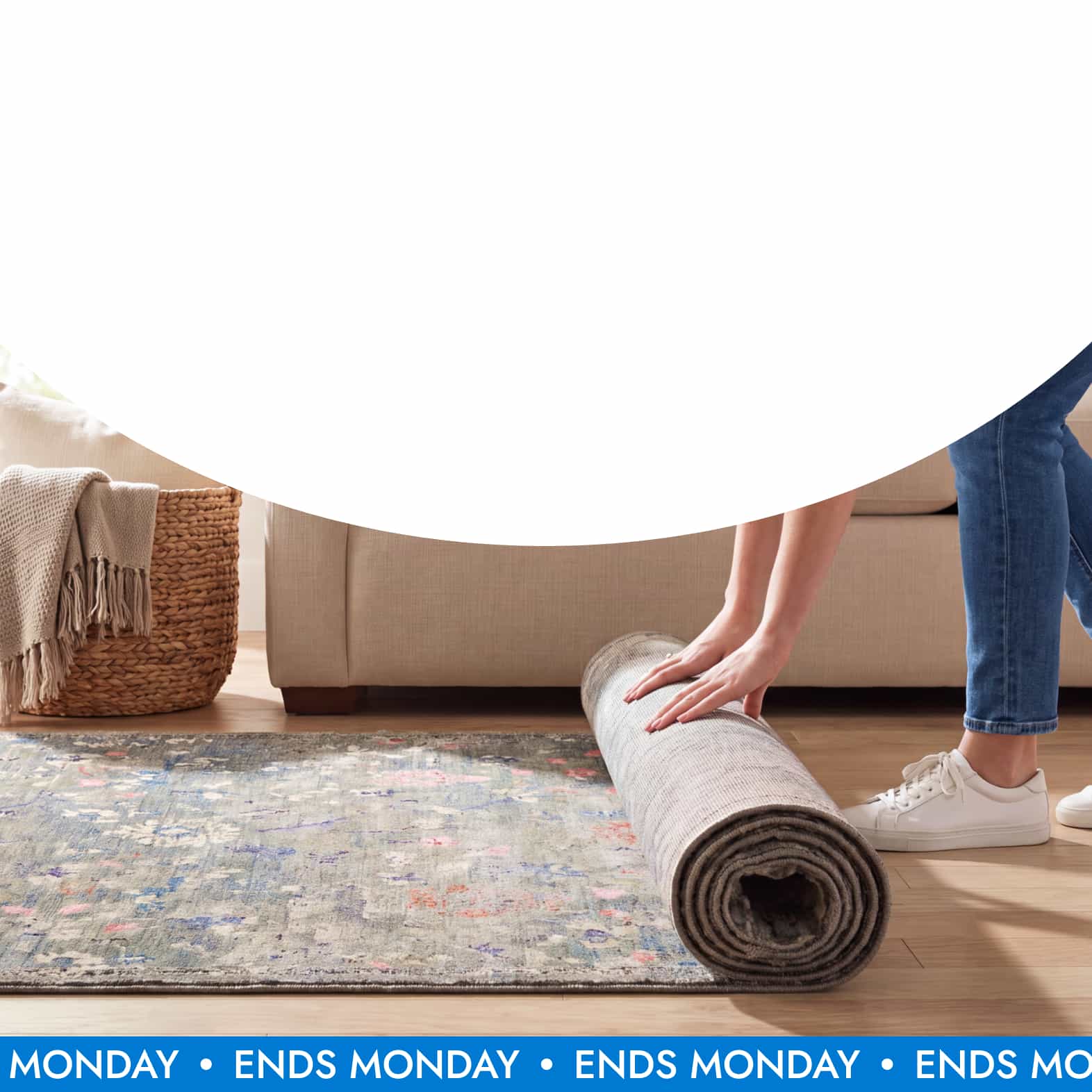 Rug Rollout Flash Sale. up to 70% off*. Ends Monday. Save Now.