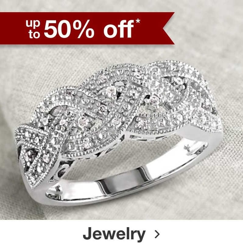 up to 50% off* Jewelry