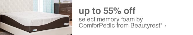 Up to 55% off Select Memory Foam by ComforPedic from Beautyrest*