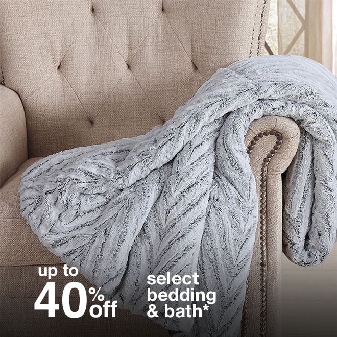 Up to 40% off Select Bedding & Bath*