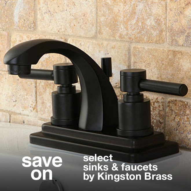 Save on Select Sinks & Faucets by Kingston Brass