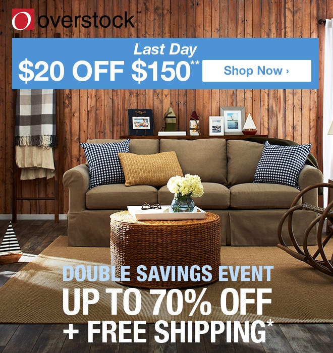 $20 off $150**