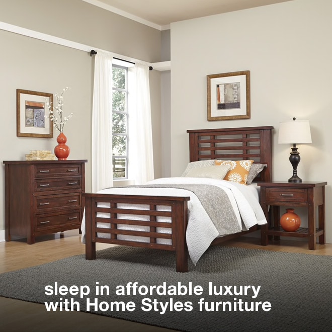 sleep in affordable luxury with Home Styles furniture