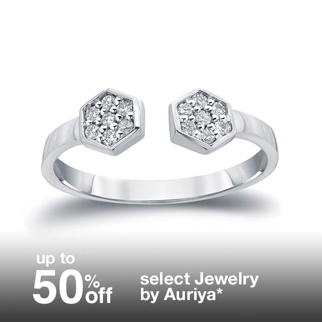Up to 50% off Select Jewelry by Auriya*