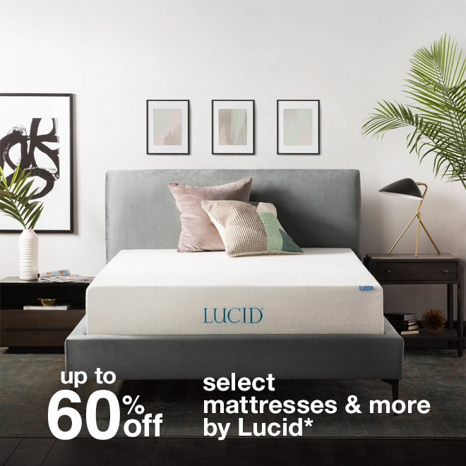 Up to 60% off Select Mattresses & More by Lucid*