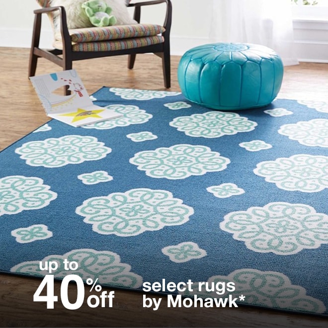 Up to 40% off Select Area Rugs by Mohawk*
