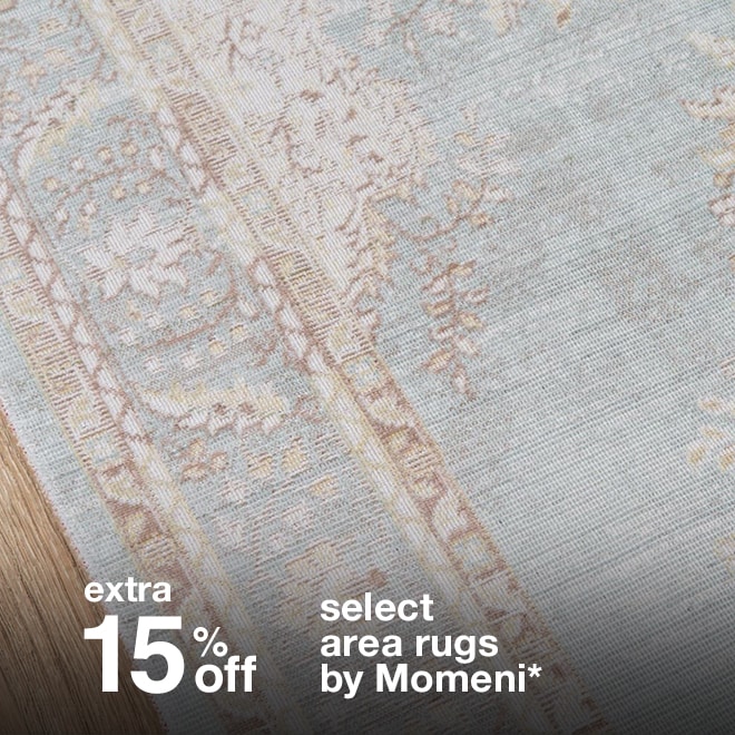 Extra 15% off Select Area Rugs by Momeni*