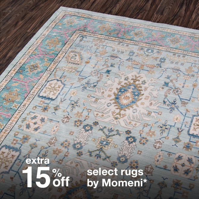 Extra 15% off Select Area Rugs by Momeni*