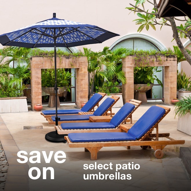 Save on Select Patio Umbrellas