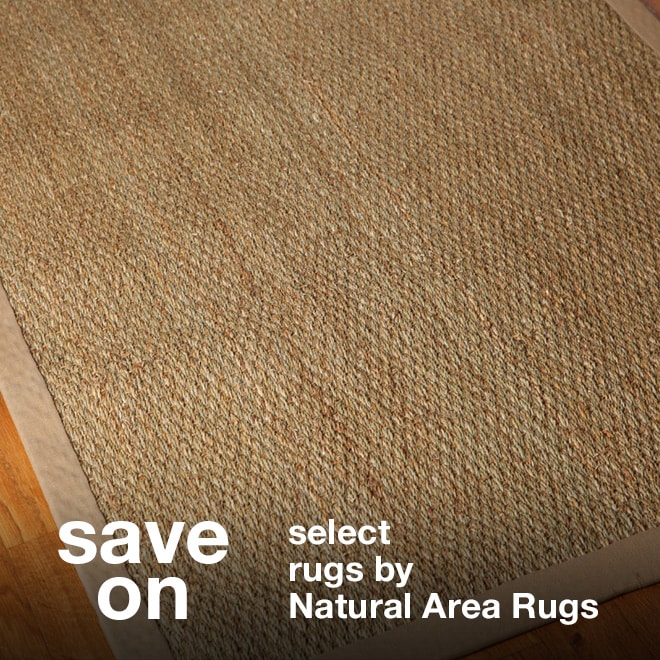 Save on Select Area Rugs by Natural Area Rugs