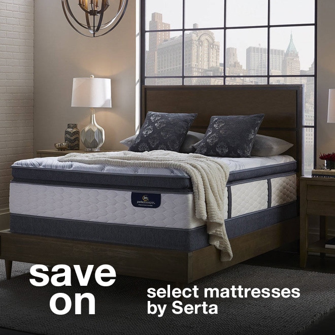 Save on Select Mattresses by Serta