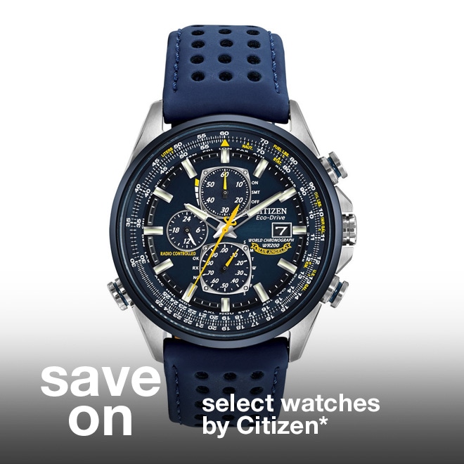 Save on Select Watches by Citizen*