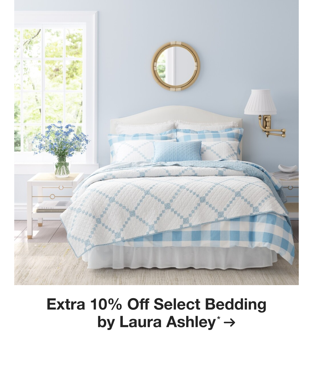 Extra 10% Off Select Bedding by Laura Ashley*