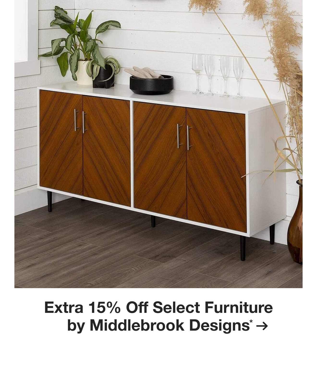 Extra 15% off Select Furniture by Middlebrook Designs*