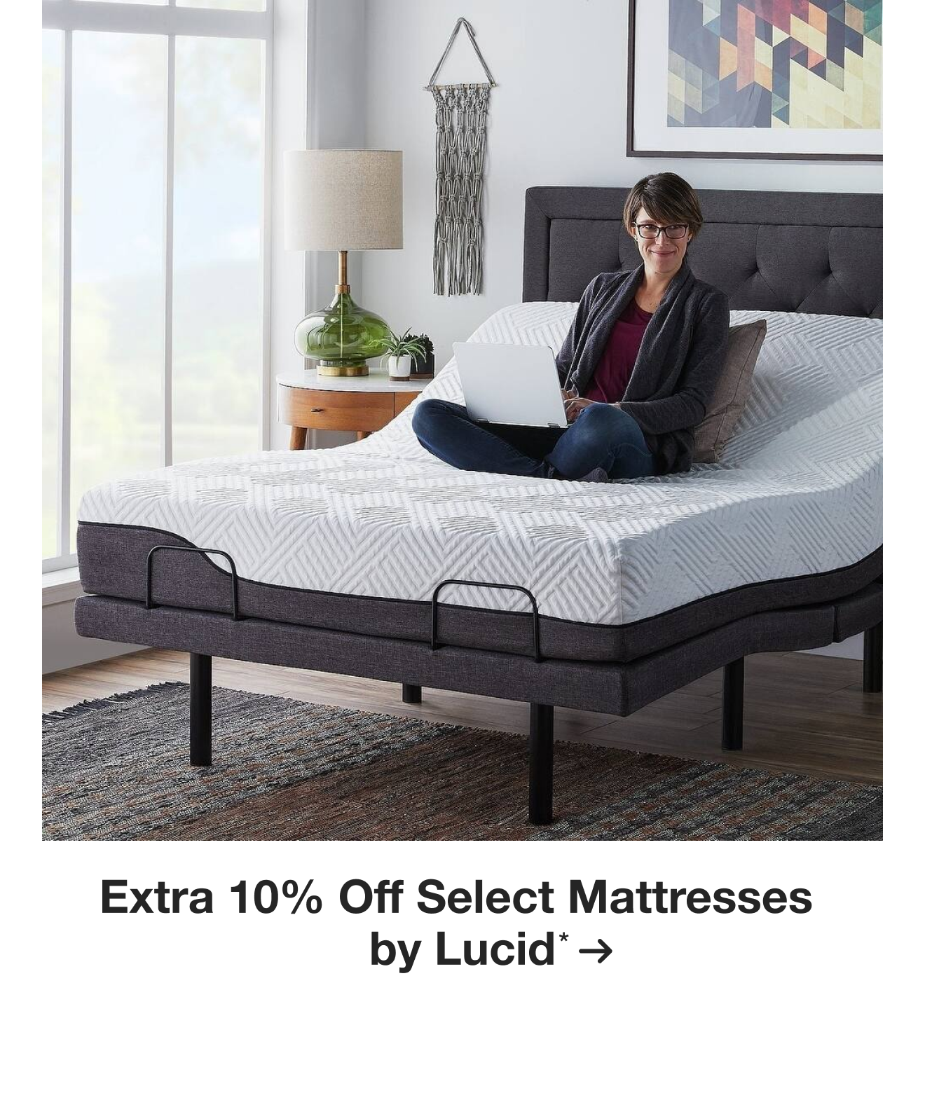 Extra 20% Off Select Mattresses by Lucid*