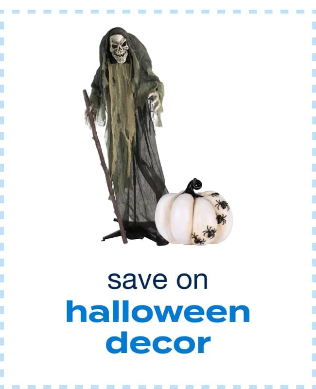 save on halloween decor