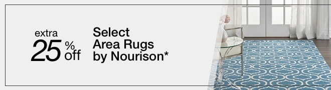 Extra 25% off Select Area Rugs by Nourison*