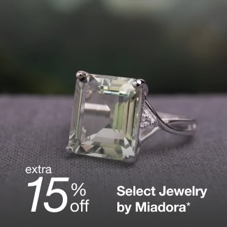 extra 15% off select Jewelry by Miadora*