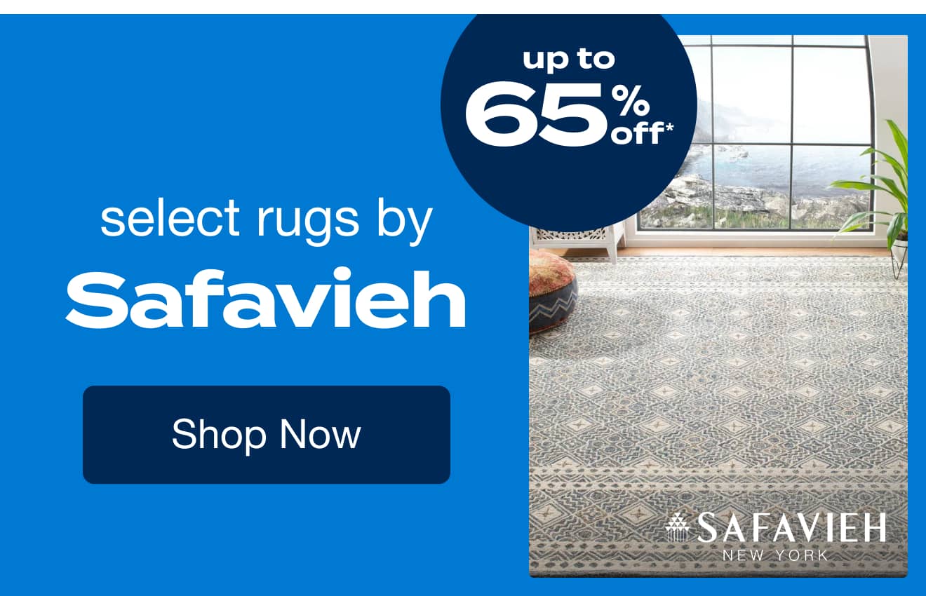 Up to 65% OFF Select Rugs by Safavieh*