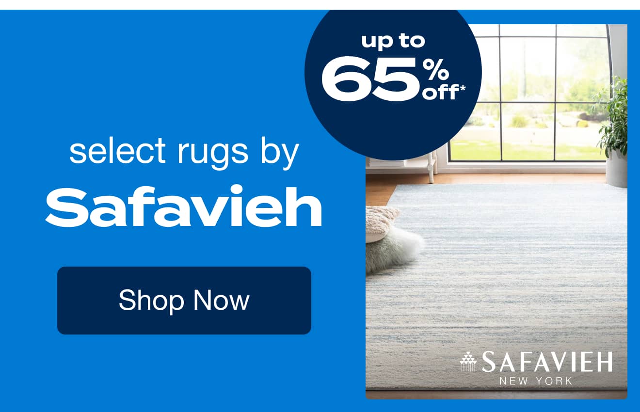 Up to 65% OFF Select Rugs by Safavieh*