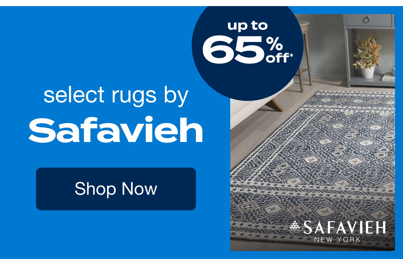 Up to 65% OFF Select Rugs by Safavieh*