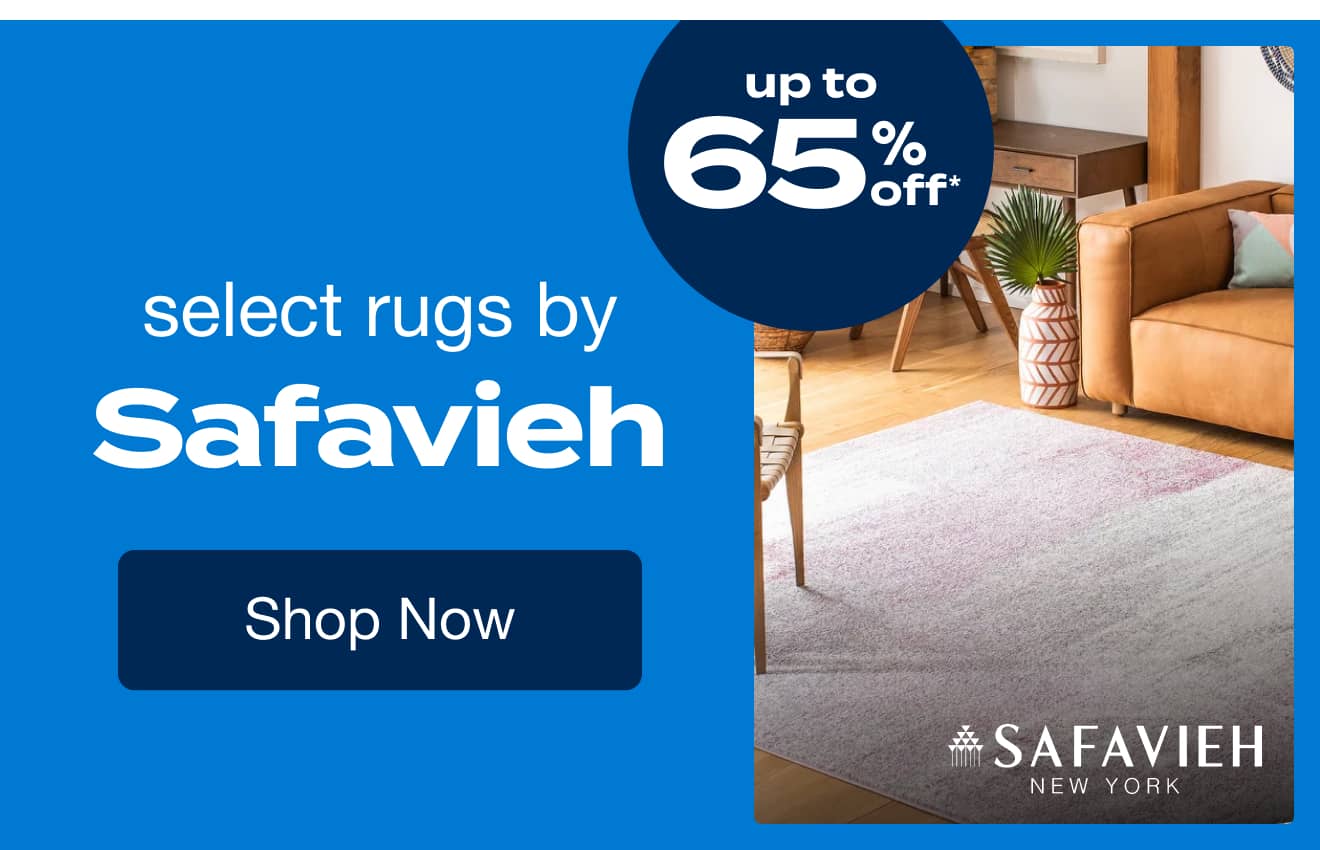 Up to 65% OFF Select Rugs by Safavieh*