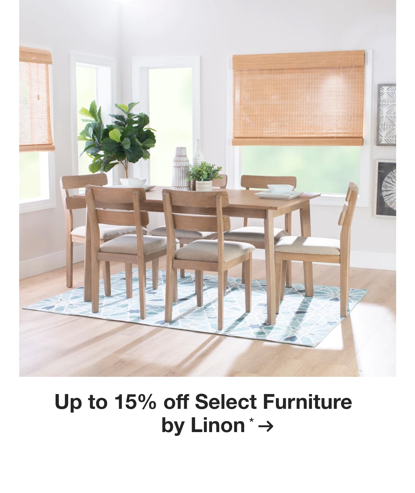 Up to 15% off Select Furniture by Linon*