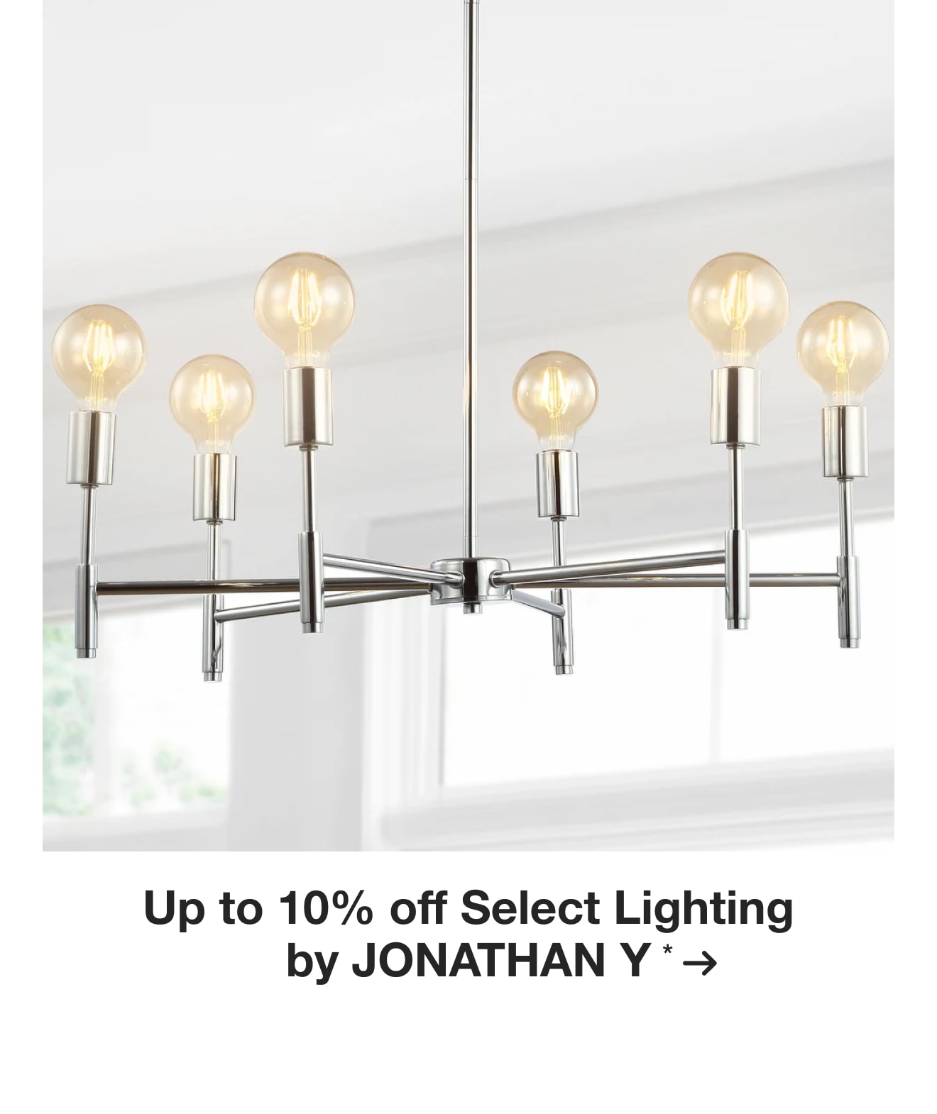 Up to 10% off Select Ceiling Fans by JONATHAN Y*