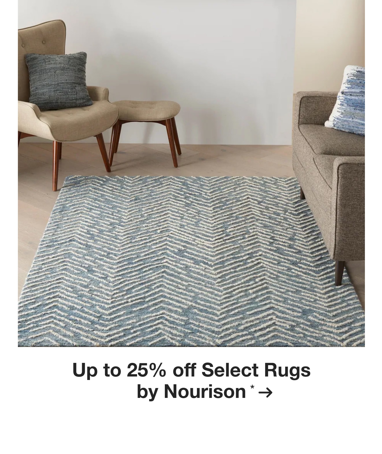 Up to 25% off Select Rugs by Nourison*