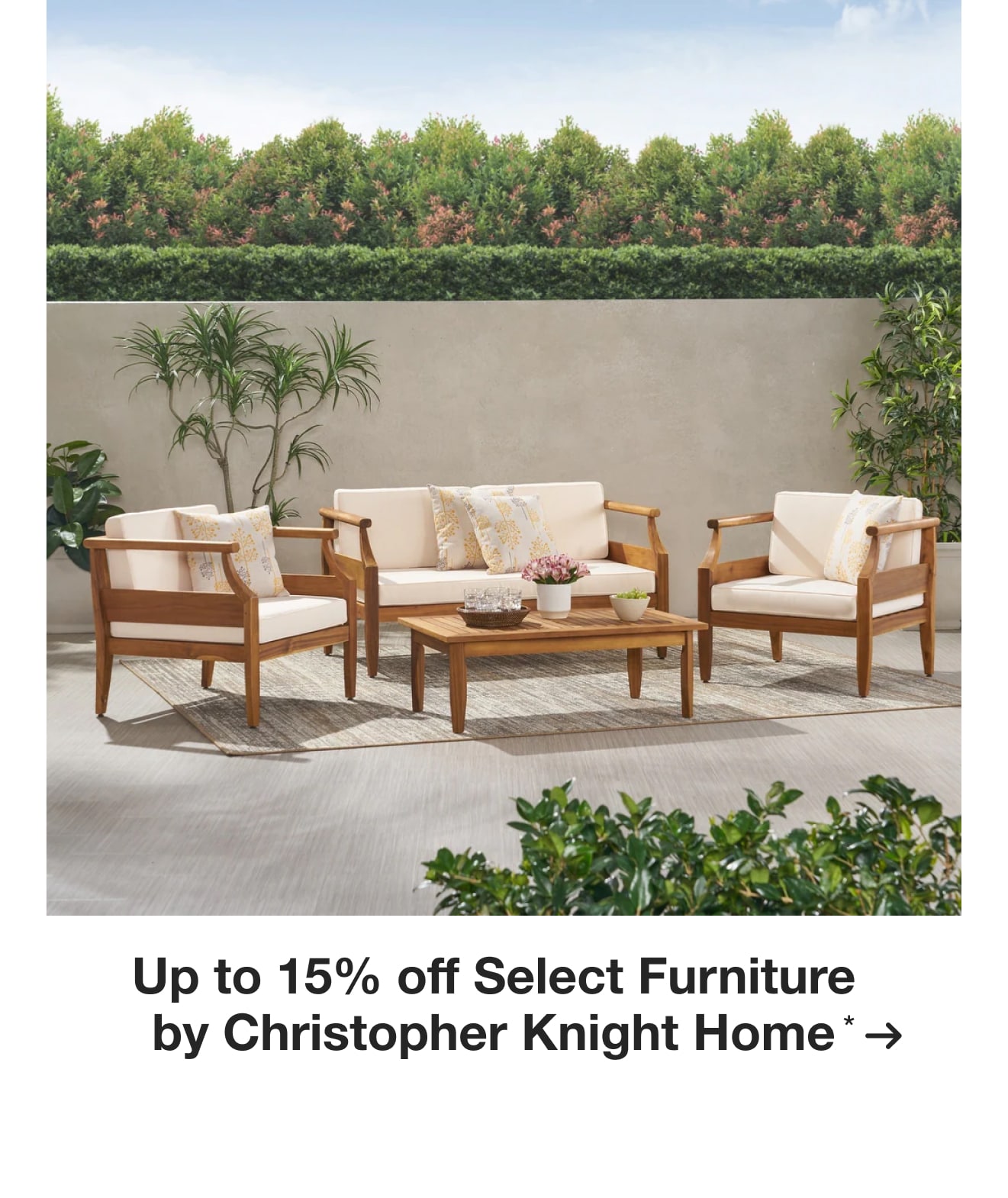 Up to 15% off Select Furniture by Christopher Knight Home*