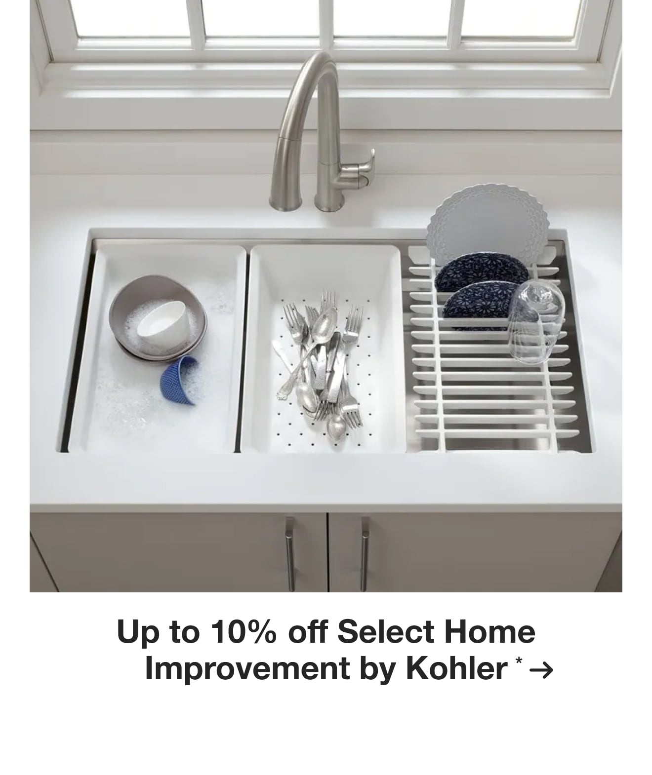 Up to 10% off Select Home Improvement by Kohler*