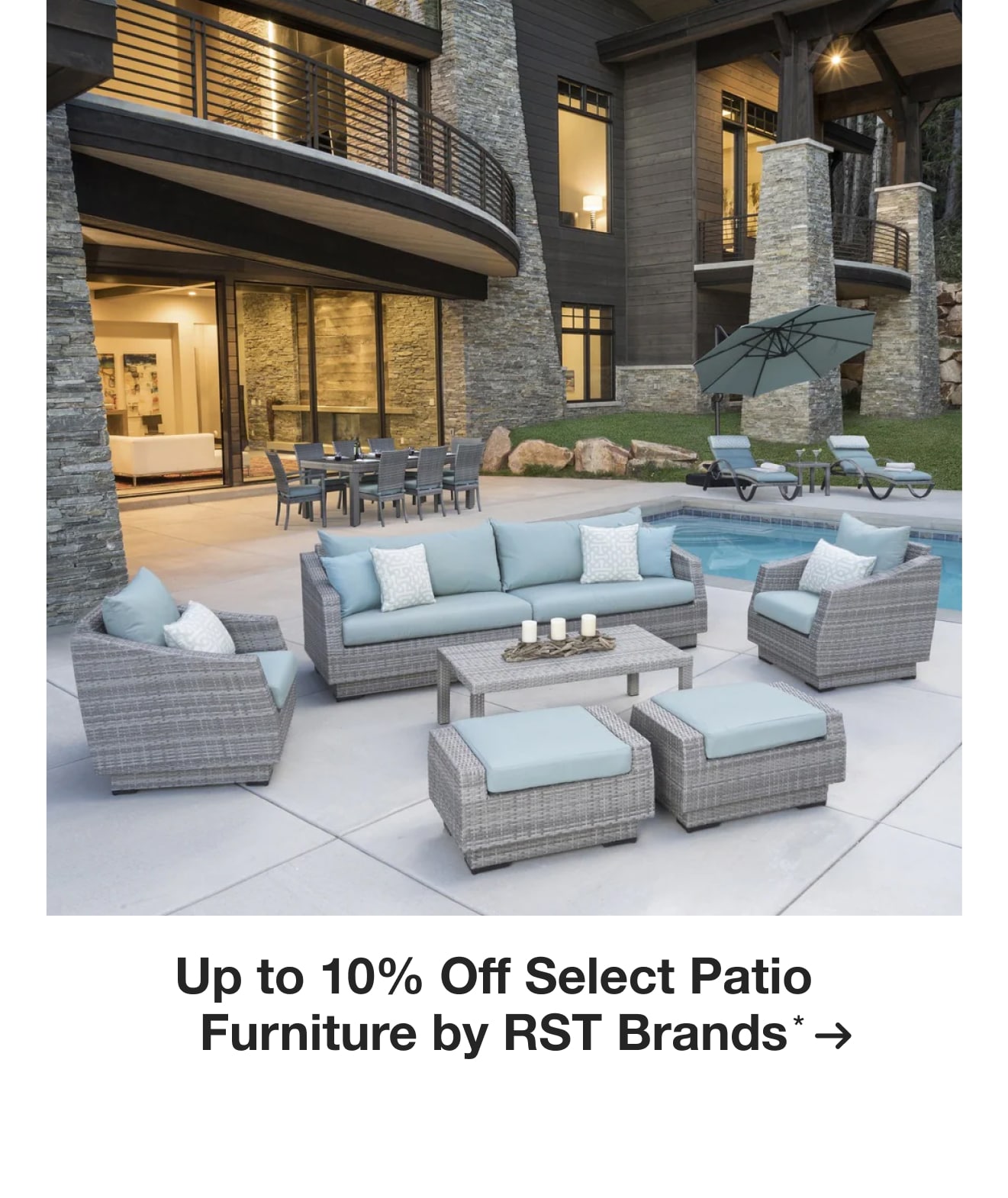 Up to 10% Offf Select Patio Furniture by RST Brands*