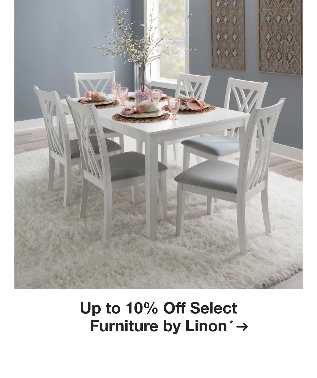 Up to 10% off Select Furniture by Linon*