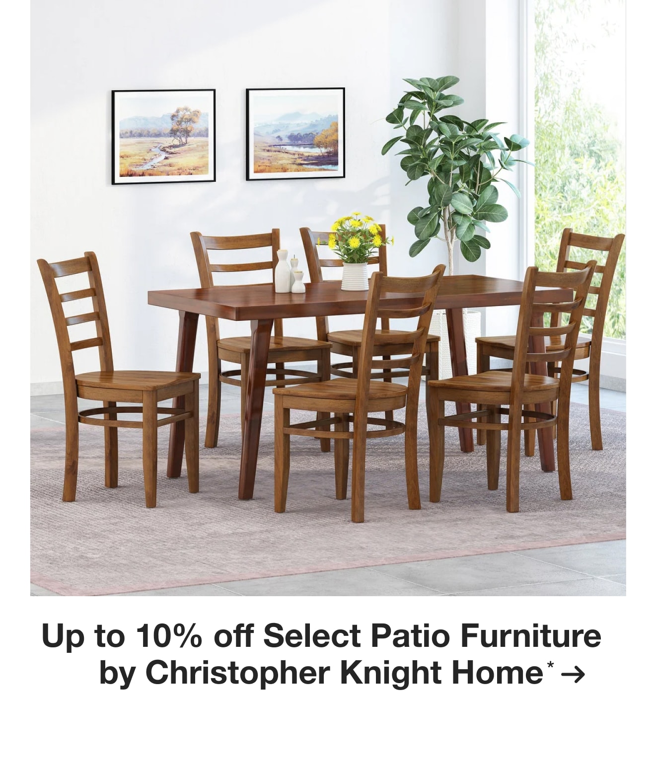 Up to 10% off Select Patio Furniture by Christopher Knight Home*