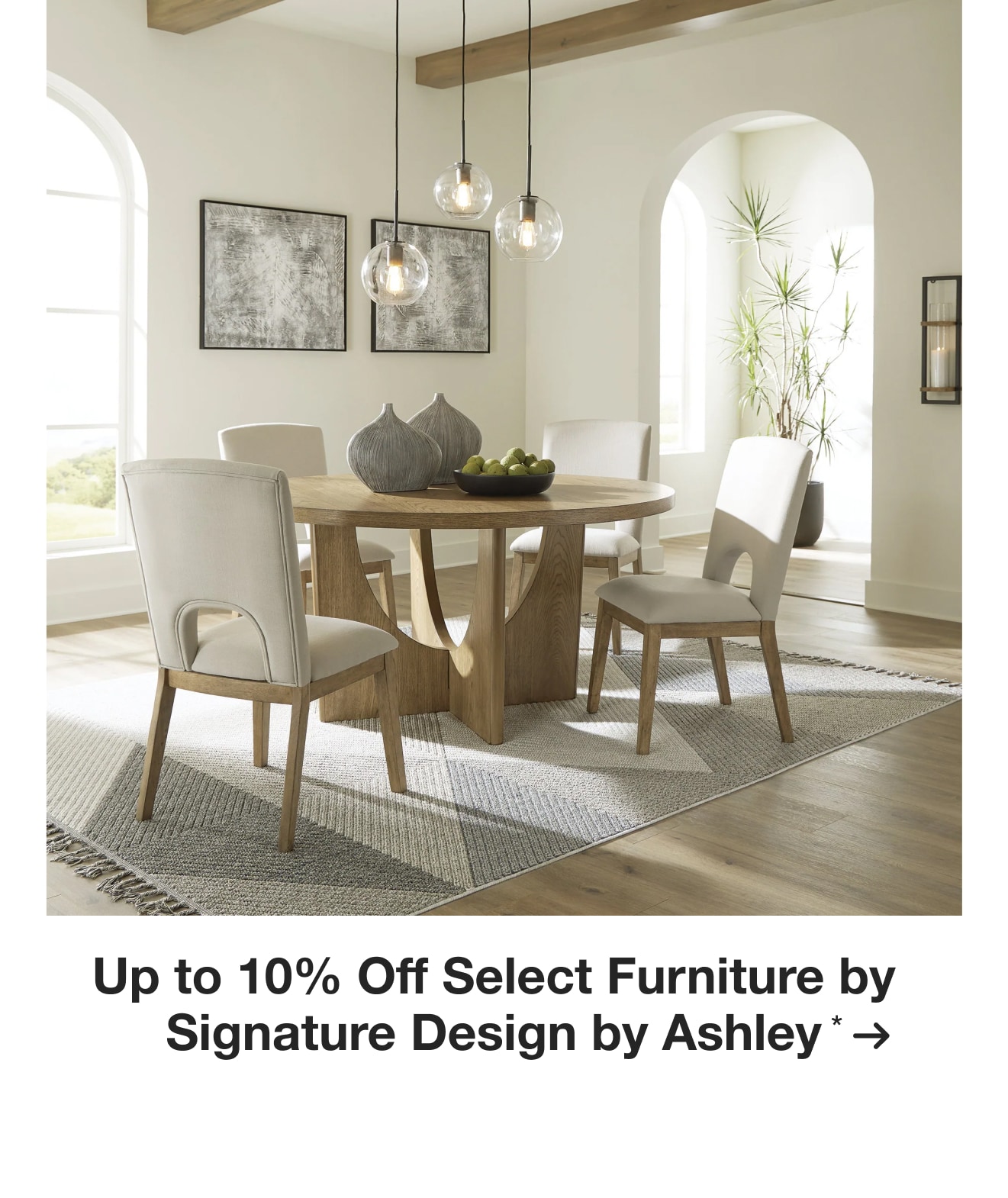 Up to 10% Off Select Furniture by Signature Design by Ashley*