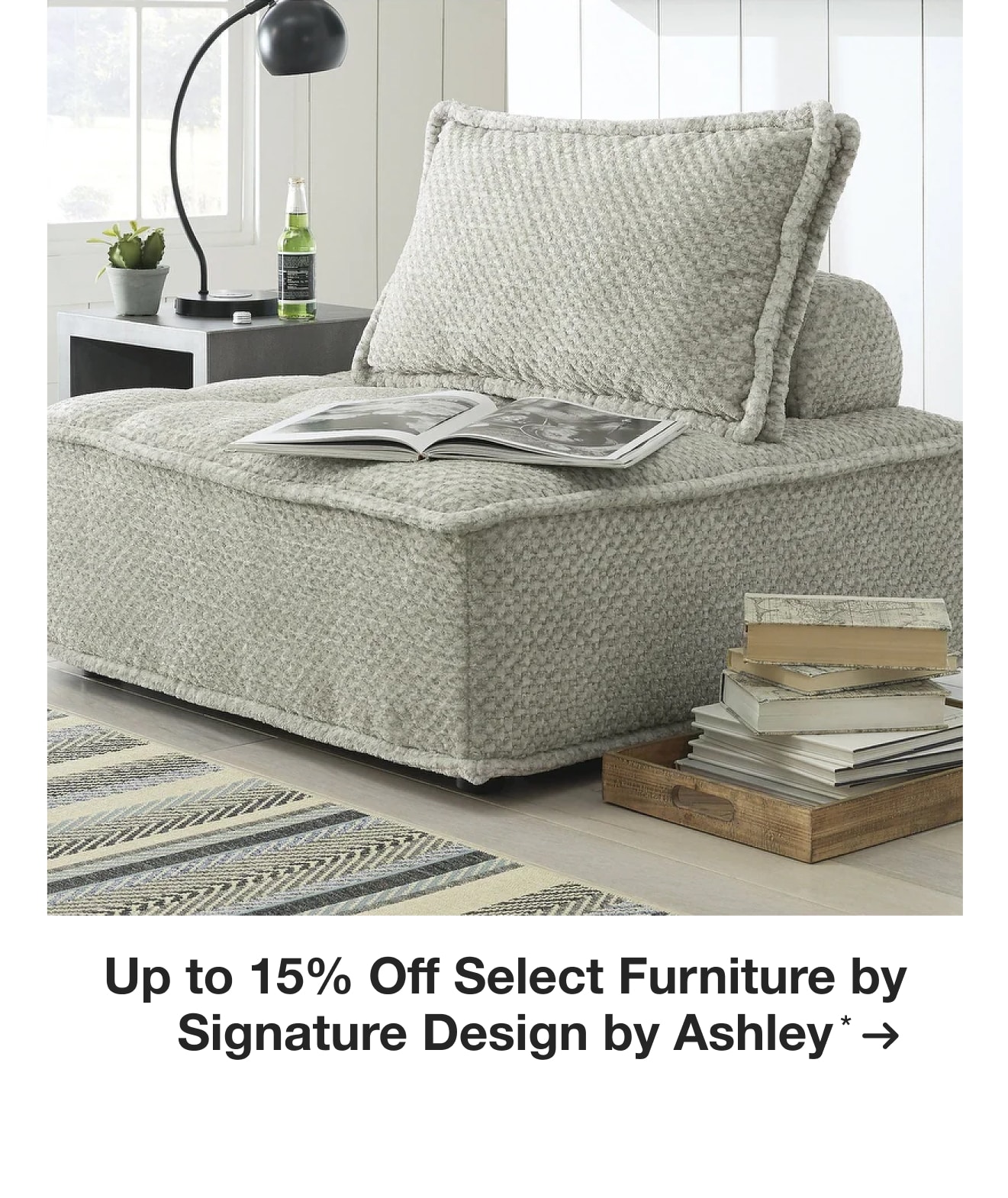 Up to 15% Off Select Furniture by Signature Design by Ashley*