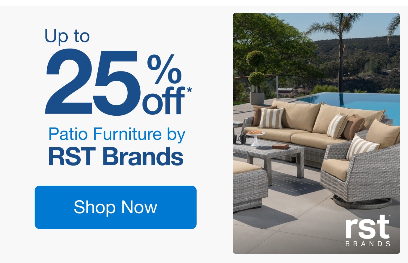 Up to 25% Off Select Patio Furniture by RST Brands*