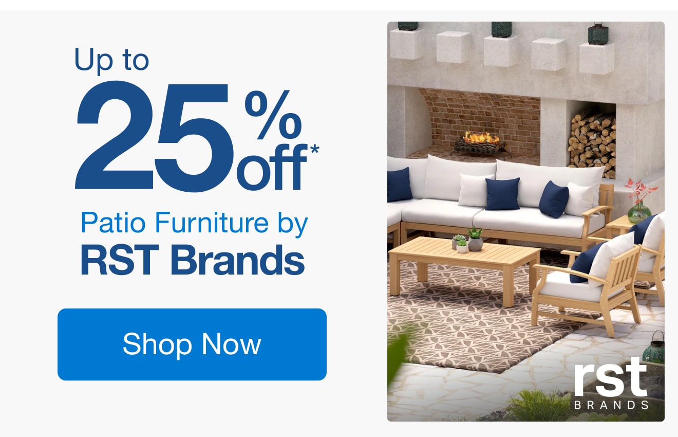 Up to 25% Off Select Patio Furniture by RST Brands*