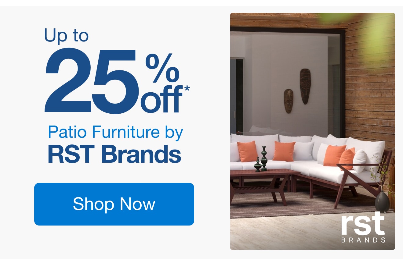 Up to 25% Off Select Patio Furniture by RST Brands*