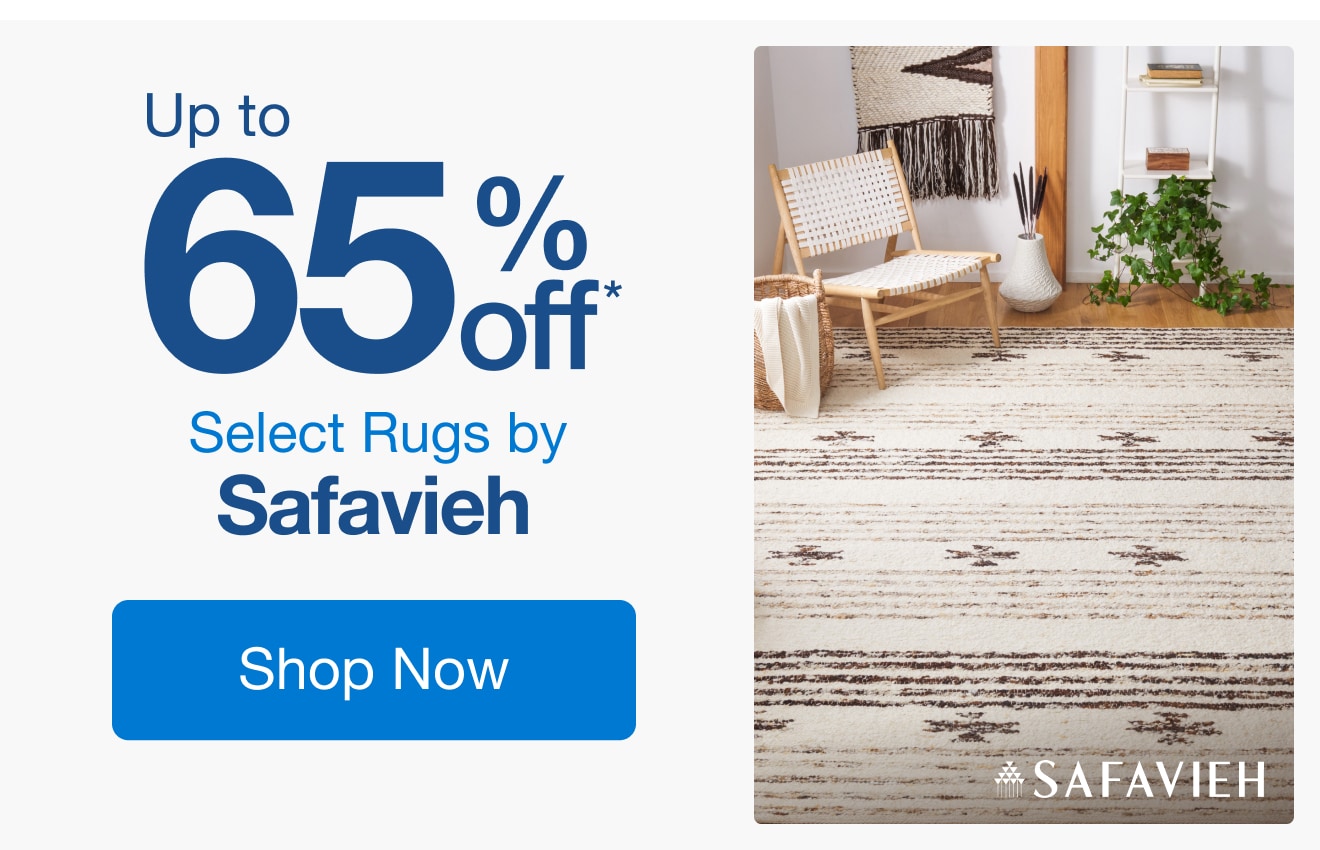 Up to 65% Off Select Rugs by Safavieh*