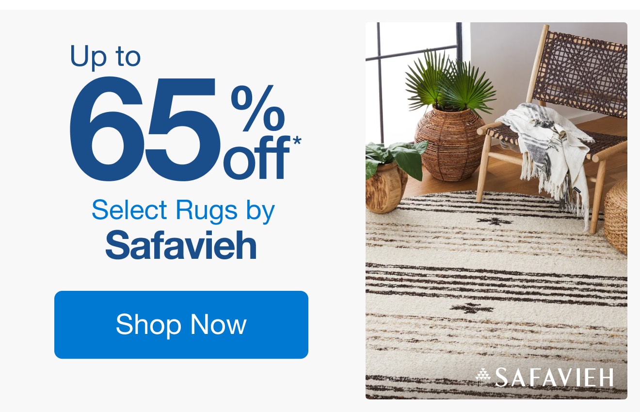 Up to 65% Off Select Rugs by Safavieh*