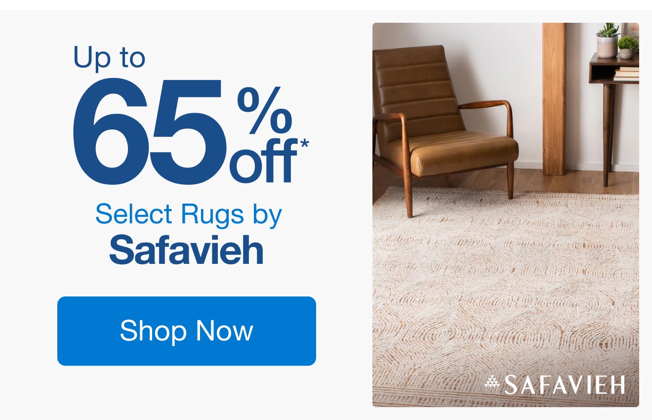 Up to 65% Off Select Rugs by Safavieh*