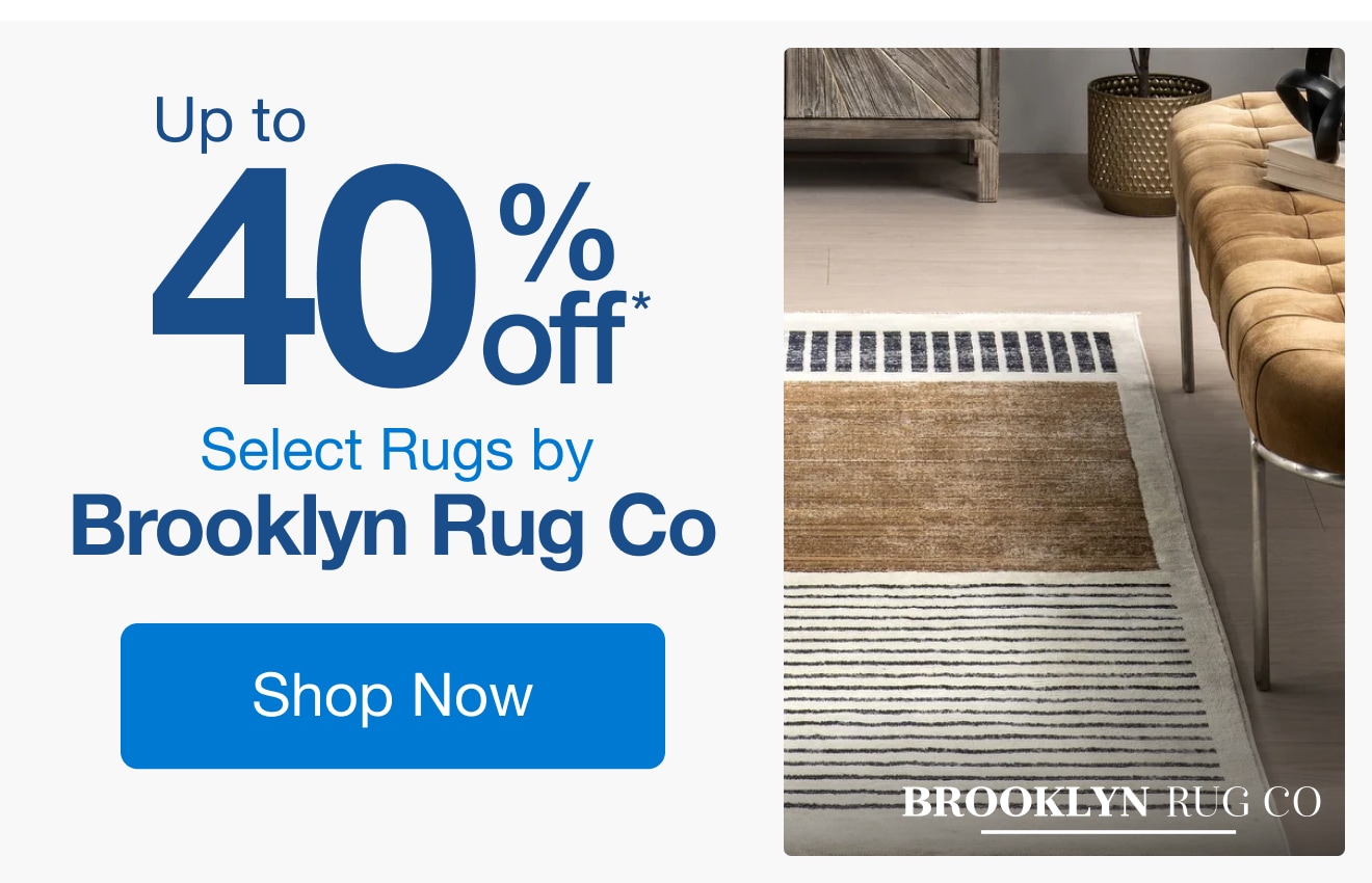 Up to 40% Off Select Rugs by Brooklyn Rug Co*