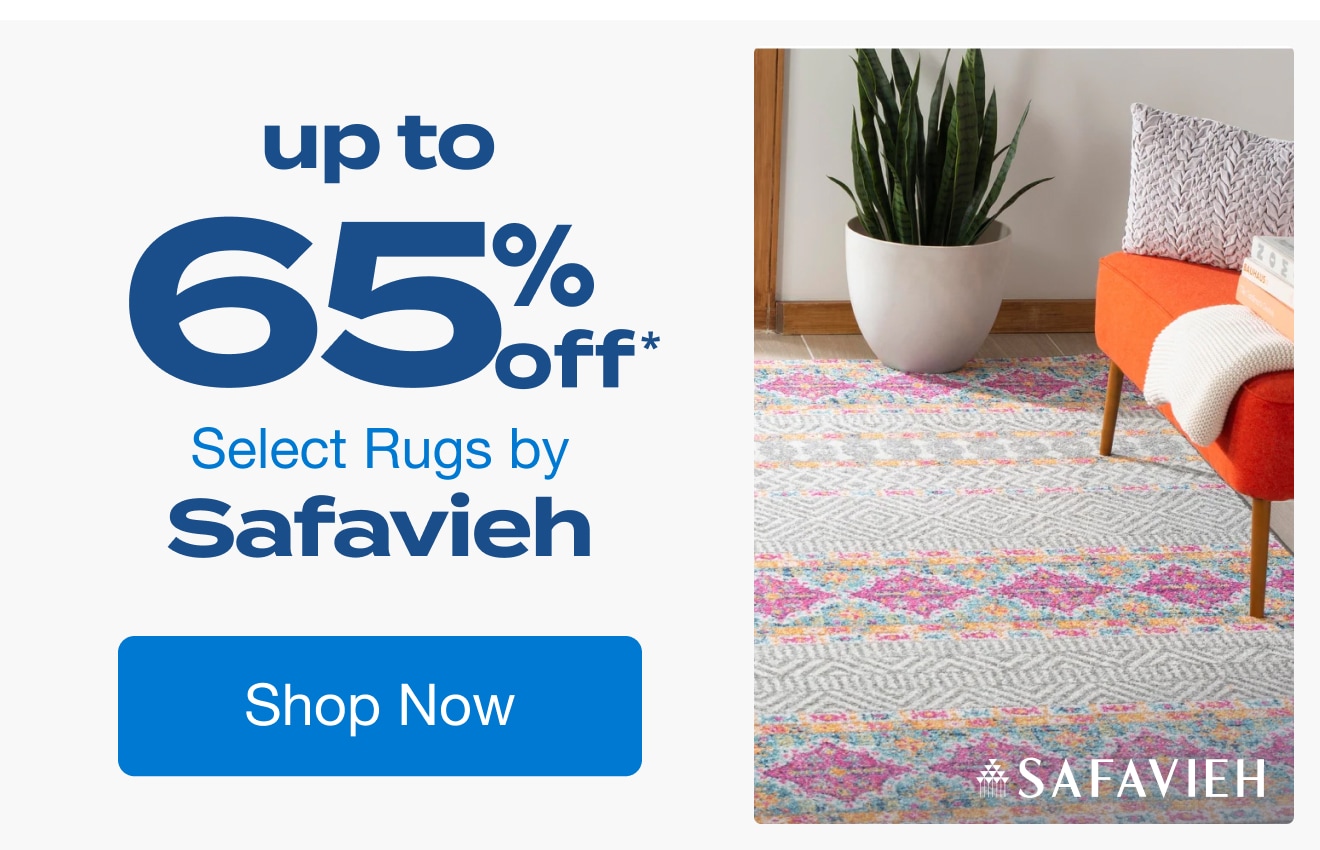 Up to 65% Off Select Rugs by Safavieh*