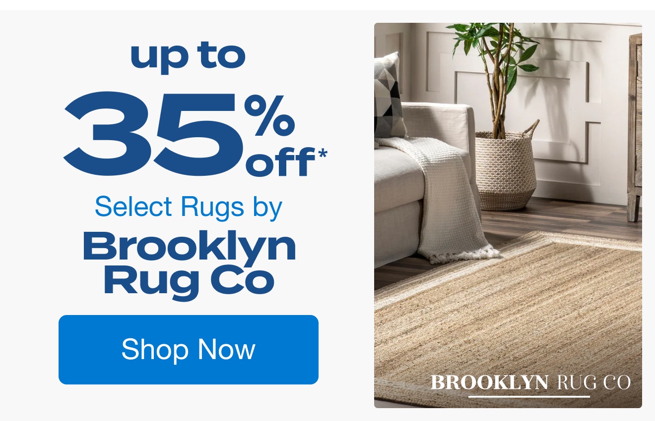 Up to 35% Off Select Rugs by Brooklyn Rug Co*