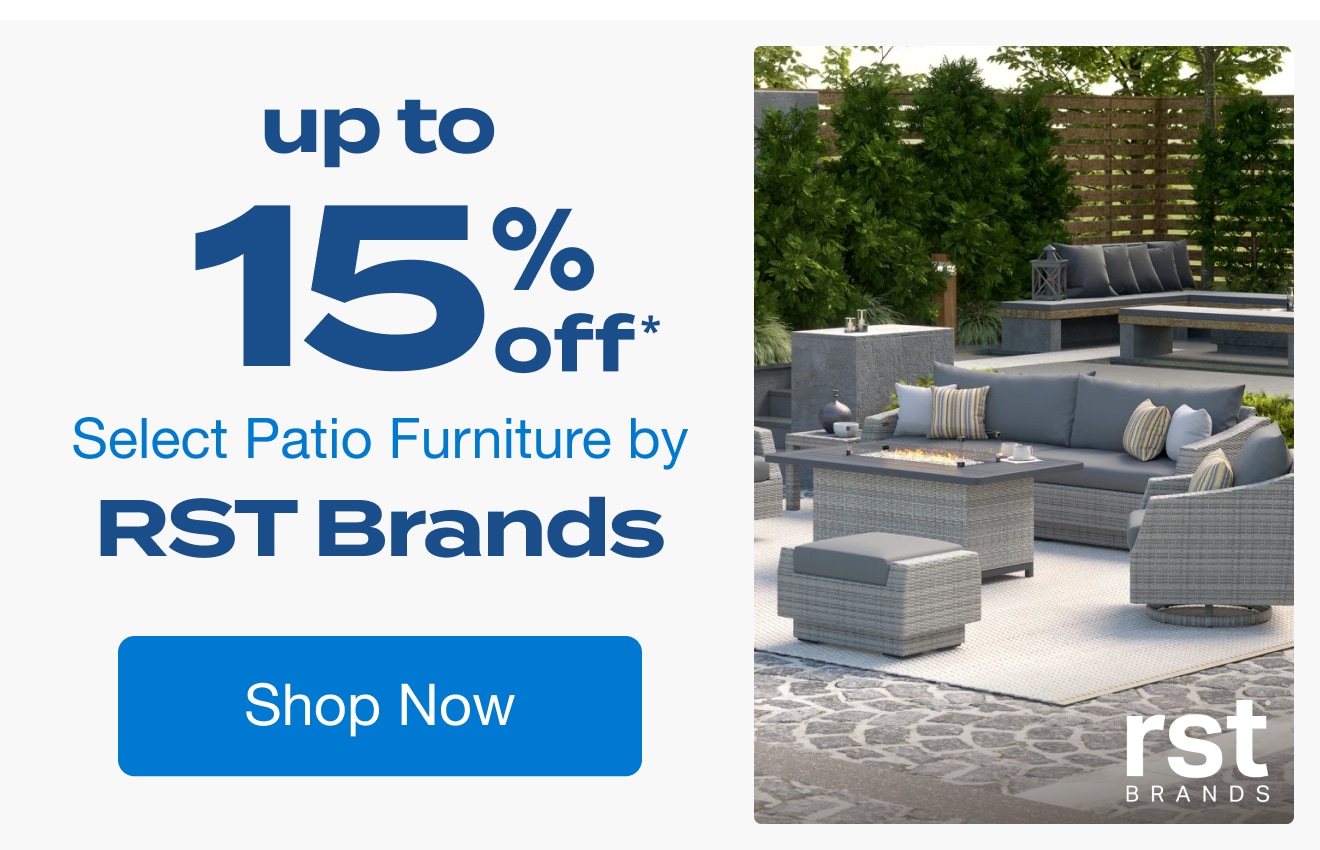 Up to 15% Off Select Patio Furniture by RST Brands*