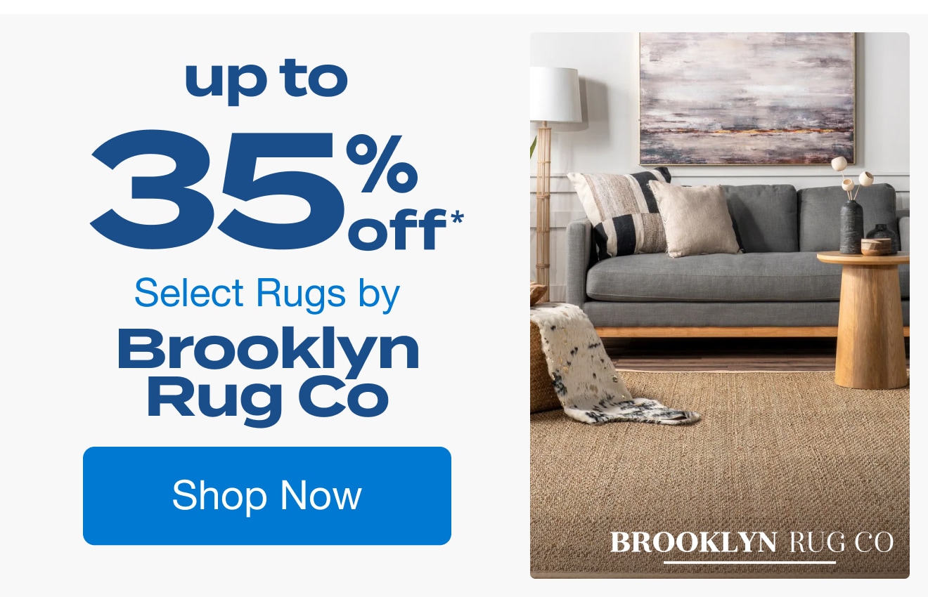 Up to 35% Off Select Rugs by Brooklyn Rug Co*