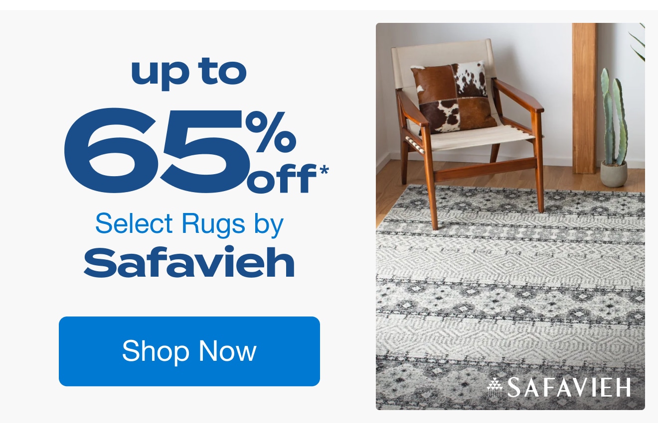 Up to 65% Off Select Rugs by Safavieh*