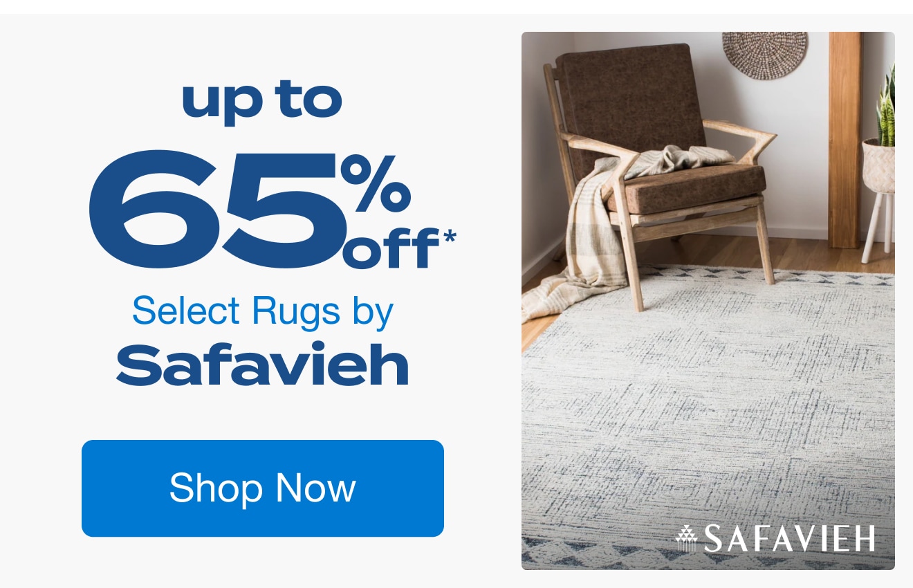 Up to 65% Off Select Rugs by Safavieh*