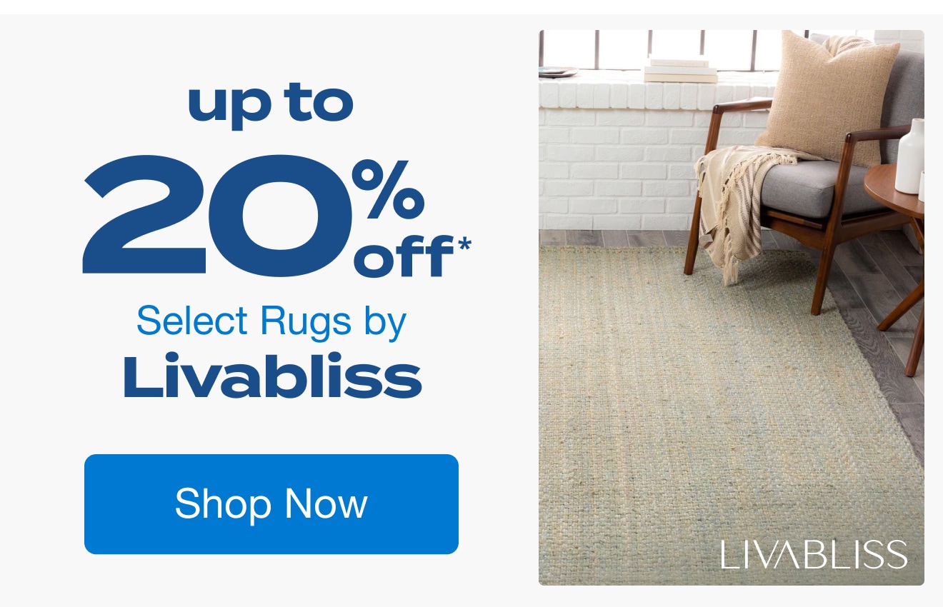 Up to 20% Off Select Rugs by Livabliss*